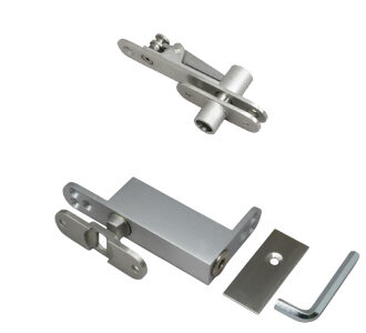 35/2 Kit Pivotes con Cierre Automático Inox. 25x150